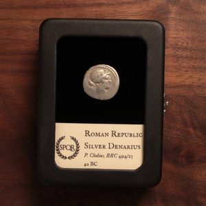 Rome, P. Clodius Denarius, Apollo & Diana - 42 BCE - Roman Republic