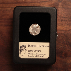 Rome, Augustus (First Roman Emperor), Denarius, Gaius & Lucius Caesar Reverse - 2 BCE to 4 CE - Roman Empire