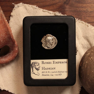 Rome, Emperor Hadrian, Silver Denarius, Diana Reverse - 124 to 125 CE - Roman Empire