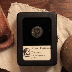 Rome, Emperor Licinius, Bronze, Votive Wreath Reverse - 321 CE - Roman Empire