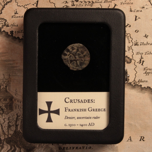 Crusader States, Frankish Greece, Unknown Ruler, Denier - c. 1300s CE - The Crusades