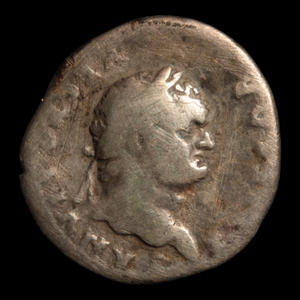 Rome, Emperor Vespasian, Denarius, Man Milking Goat on Reverse - 77 to 78 CE - Roman Empire