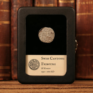 Swiss Cantons, City of Fribourg, BI 1 Kreuzer - 1559 to 1616 CE - Switzerland