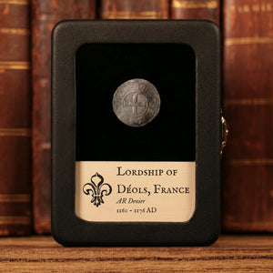 French States, Lordship of Déols, AR 1 Denier - 1160 to 1176 CE - French States