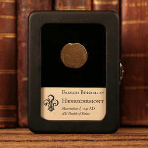 France, Boisbelle-Henrichemont, Prince Maximilian I, Double Tournois - 1641 CE - French States