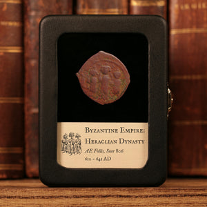 Byzantine Empire, Emperor Heraclius, Emperor Heraclius Constantine, & Empress Martina, AE Follis (Sear 806) - 610 to 641 CE - Byzantine Empire
