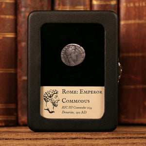 Rome, Emperor Commodus, AR Denarius, Fides Militum Reverse - 192 CE - Roman Empire