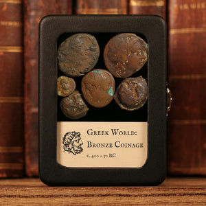 Lot of 6 Miscellaneous Greek Bronze Issues - c. 400 to 50 BCE - Greek World