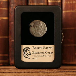 Roman Egypt, Emperor Galba (Rare Ruler), AR Tetradrachm, Alexandria Reverse - 68 CE - Roman Egypt