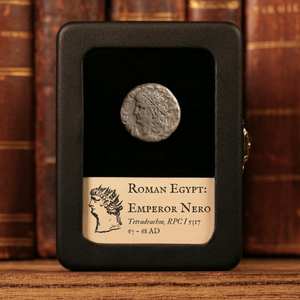 Roman Egypt, Emperor Nero, BI Tetradrachm, Apollo Aktios Reverse - 67 to 68 CE - Roman Provinces