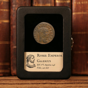 Rome, Emperor Galerius, AE Follis, Genius (Divinity) - 296 CE - Roman Empire