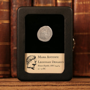 Roman Republic, Mark Antony, AR "Legionary Denarius" - 32 to 31 BCE - Roman Republic