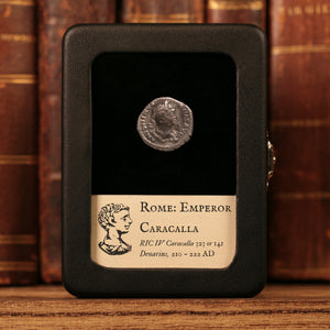 Rome, Emperor Caracalla, AR Denarius, Sol or Emperor Reverse - 210 to 222 CE - Roman Empire