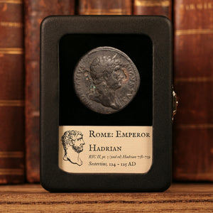 Rome, Emperor Hadrian, AE Sestertius, Diana (Goddess of the Hunt) - 124 to 125 CE - Roman Empire