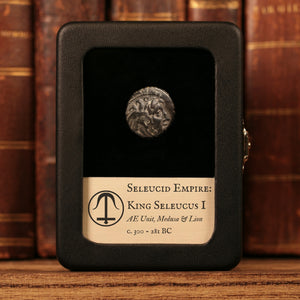 Seleucid Empire, Seleucus I Nicator, AE Unit, Medusa & Lion - c. 300 to 281 BCE - Greek World