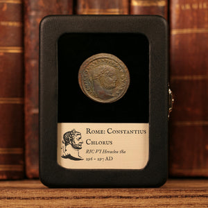 Rome, Emperor Constantius Chlorus, AE Follis, Genius (Divinity) - 296 to 297 CE - Roman Empire