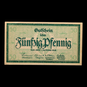 German Empire, City of Kiel, 50 Pfennigs (Notgeld)