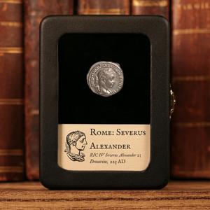 Rome, Emperor Severus Alexander, AR Denarius, Mars (God of War) - 223 CE - Roman Empire