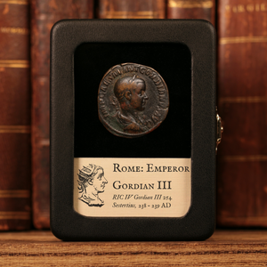 Rome, Emperor Gordian III, Large AE Sestertius, Fides (Goddess of Trust) - 238 to 239 CE - Roman Empire