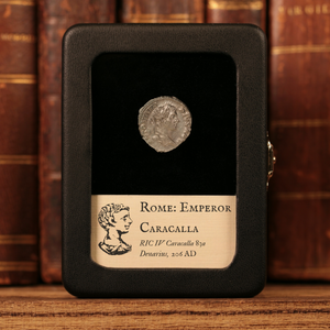 Rome, Emperor Caracalla, Denarius, Mars (God of War) - 206 CE - Roman Empire