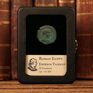 Egypt, Emperor Valerian, BI Tetradrachm, Eagle Reverse - 259 to 260 CE - Roman Provinces