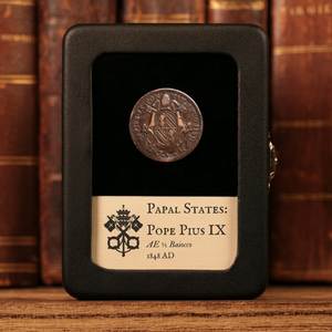 Papal States, Pope Pius IX, Copper ½ Baiocco - 1848  - Papal States, Italy