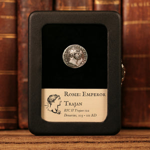 Rome, Emperor Trajan, Denarius, Fortuna (Goddess of Fortune) - 103 to 111 CE - Roman Empire
