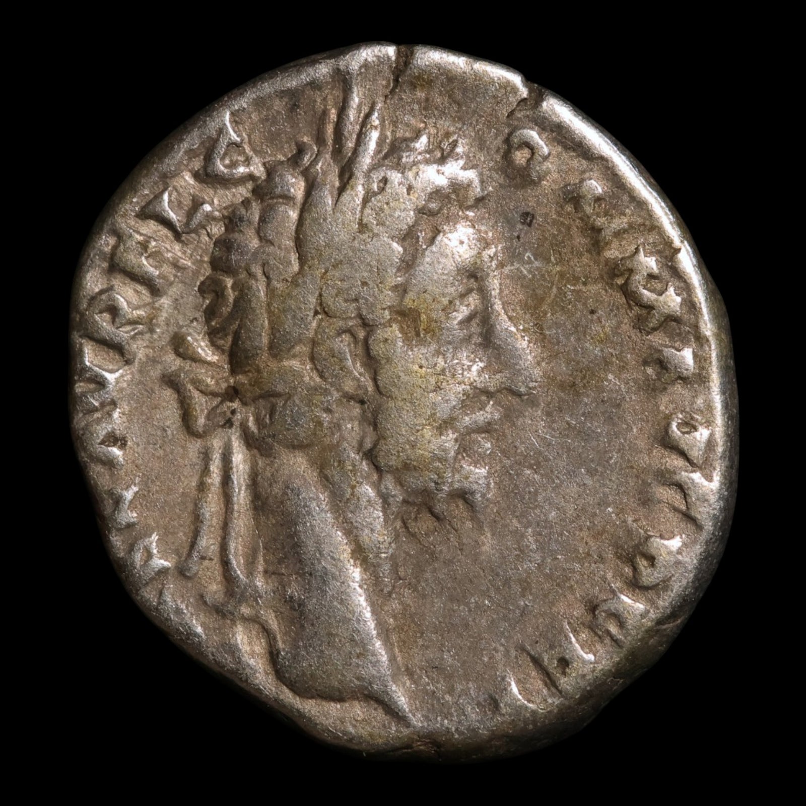 Rome, Emperor Commodus, AR Denarius, Hercules (Greek Hero) - 191 to 192 CE - Roman Empire