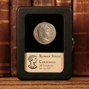 Roman Syria, Emperor Caracalla, Silver Tetadrachm (Eagle Reverse) - 198 to 217 CE - Roman Provinces