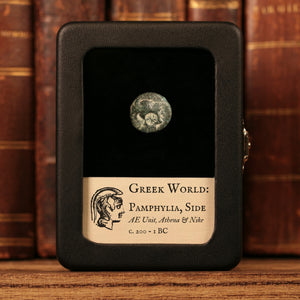 Pamphylia, City of Side, AE Unit, Athena & Nike - c. 200 to 1 BCE - Greek World