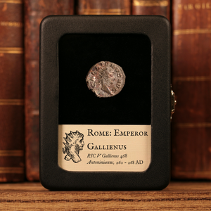 Rome, Emperor Gallienus, AR Antoninianus, Apollo (Major Greek God) - 260 to 268 CE - Roman Empire