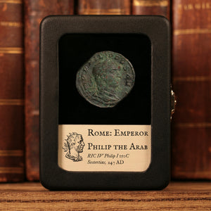 Rome, Emperor Philip The Arab, AE Sestertius, Felicitas (Divine Productivity) - 247 CE - Roman Empire