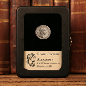 Rome, Emperor Severus Alexander, AR Denarius, Pax (Goddess of Peace) - 223 CE - Roman Empire