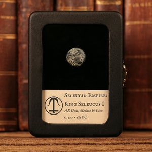 Seleucid Empire, Seleucus I Nicator, AE Unit, Medusa & Lion - c. 300 to 281 BCE - Greek World