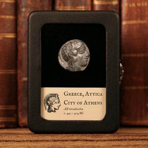 Attica, City of Athens, AR Tetradrachm, Owl & Athena - c. 440 to 404 BCE - Ancient Greece