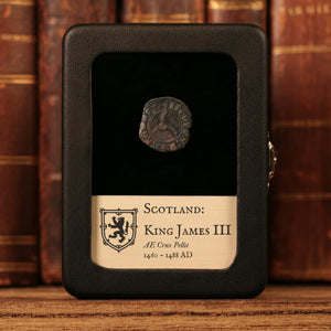 Scotland, King James III, AE Crux Pellit - 1460 to 1488 CE - Scotland
