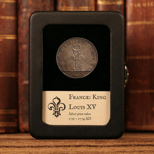 France, King Louis XV, AR Jeton (Non-Monetary Token) - 1715 to 1774 CE - France