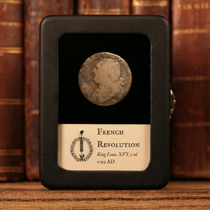 French Revolution, King Louis XVI, 1 Sol - 1792 CE - France