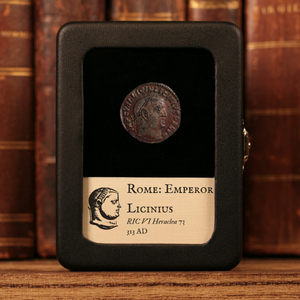 Rome, Emperor Licinius, AE Unit, Jupiter (God of Sky & Thunder) - 313 CE - Roman Empire