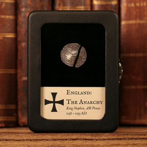England, The Anarchy (Civil War), King Stephen, Broken AR Penny (Rare) - 1138 to 1153 CE - England (United Kingdom)