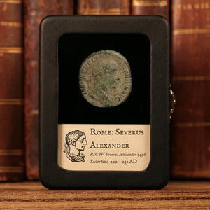 Rome, Emperor Severus Alexander, AE Sestertius, Annona (Deity of Grain) - 222 to 231 CE - Roman Empire