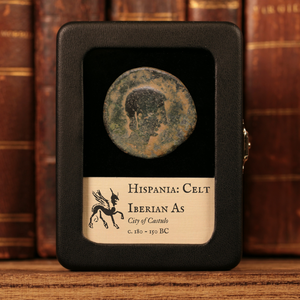 Iberia, Hispania, City of Castulo, Large Series AE As, Sphinx Reverse - c. 180 to 150 BCE - Ancient Spain