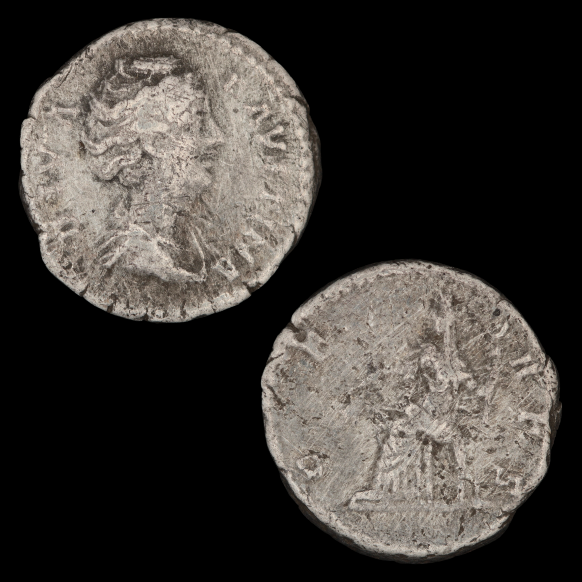 Empress Faustina the Elder Denarius - 141 CE - Roman Empire - 6/15/23 Auction