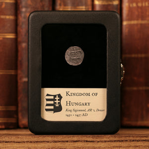 Hungary, King Sigismund, AR ¼ Denier (Quarting) - 1430 to 1437 CE - Kingdom of Hungary