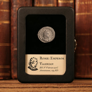 Rome, Emperor Valerian, AR Antoninianus, Jupiter (God of Sky & Thunder) - 254 CE - Roman Empire