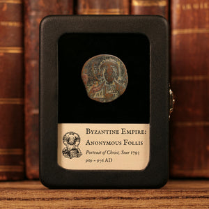 Byzantine Empire, Anonymous Follis, Class A1, Portrait of Christ (Attributed to John I) - 969 to 976 CE - Byzantine Empire