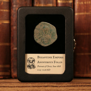 Byzantine Empire, Anonymous Follis, Class A3, Portrait of Christ (Attributed to Constantine VIII) - 1025 -1028 CE - Byzantine Empire