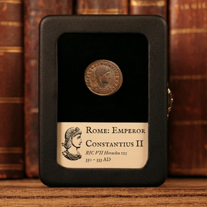 Rome, Emperor Constantius II, AE3, Two Soldiers Reverse - 330 to 333 CE - Roman Empire