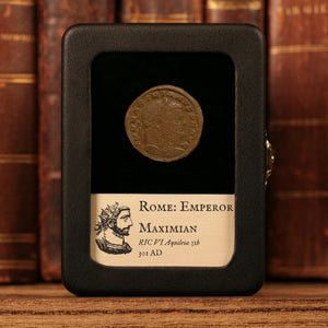 Rome, Emperor Maximian, AE Unit, Moneta (Goddess of Money) - 301 CE - Roman Empire