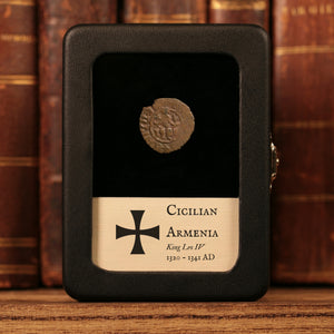 Cicilian Armenia, King Leo IV, AE One Pogh - 1320 to 1341 CE - The Crusades